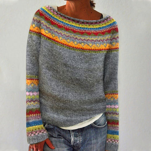 Elyse | Retro-Inspired Wool Knit Sweater