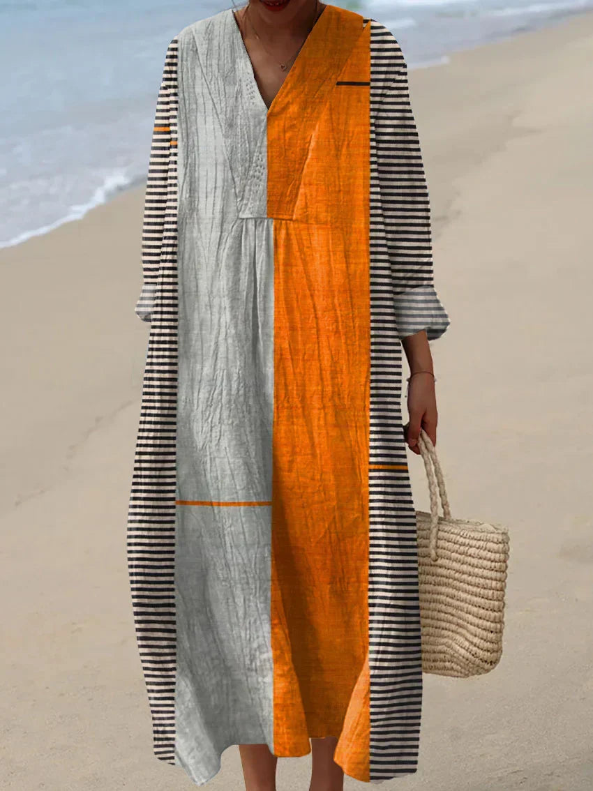 Jovie - Colorful and Cozy Relaxed Fit Dress