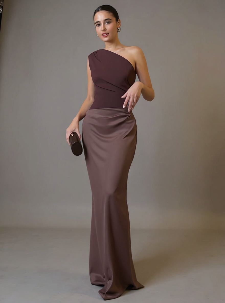 Aveline | One-schoulder maxi dress