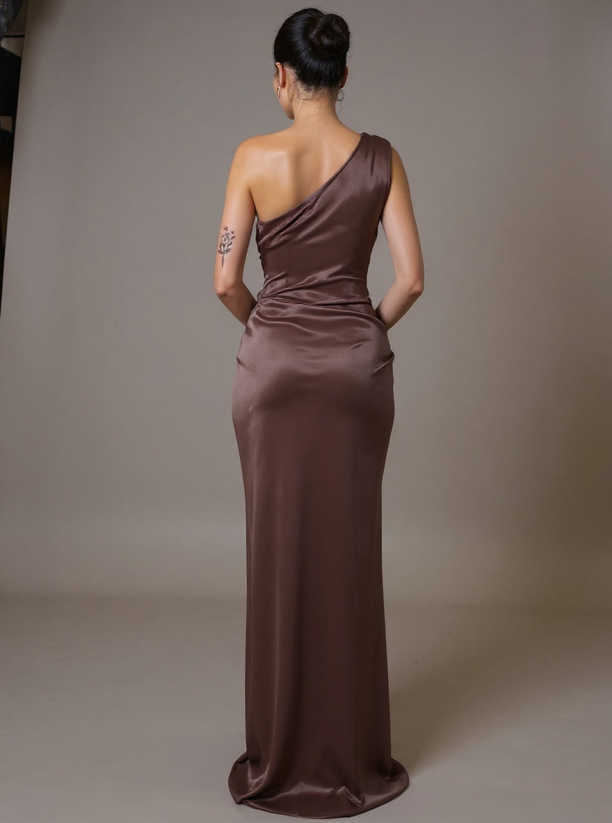 Aveline | One-schoulder maxi dress