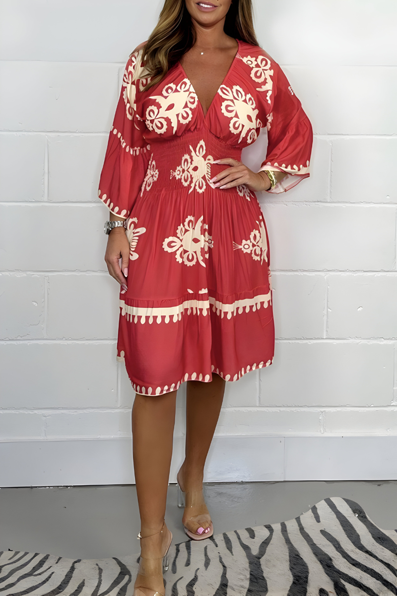 Eloise | Flattering knee-length dress