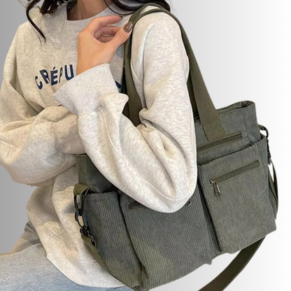 Alice | Urban Cord Tote Bag