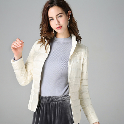 Amaris | Featherlight Jacket Insulated with White Duck Down