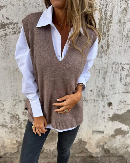 Rianna | Comfort Knitted Sweater Vest