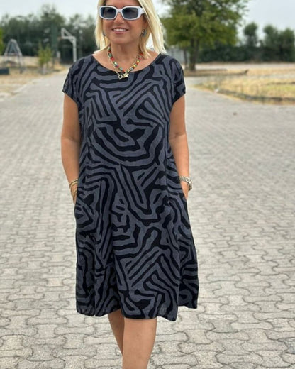 Nylah | Summer Dress with Round Neck