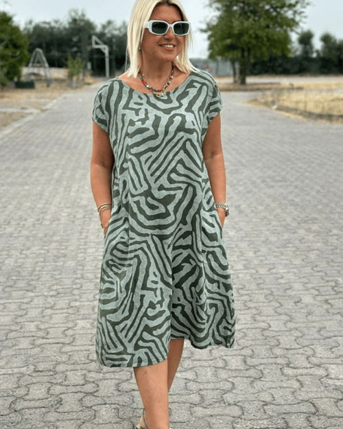 Nylah | Summer Dress with Round Neck