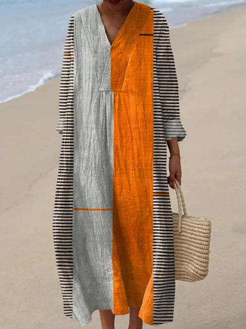 Jovie - Colorful and Cozy Relaxed Fit Dress