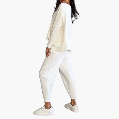 Thea | Two-Piece Round Neck Ensemble