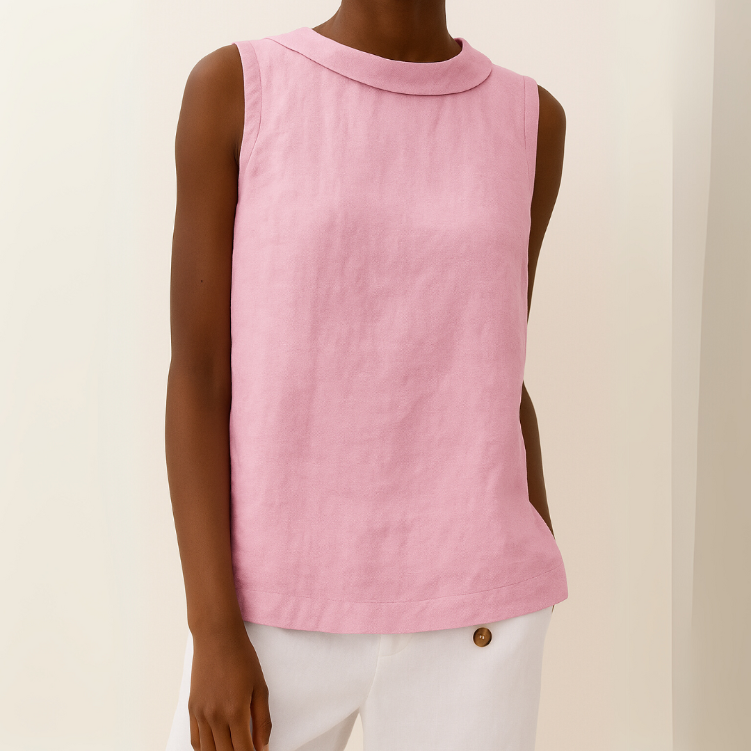 Denise | Sleeveless top with elegant design