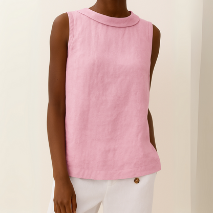 Denise | Sleeveless top with elegant design