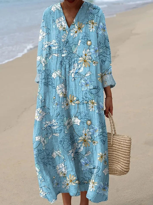 Mabel - Vibrant Floral Dress for Ultimate Comfort