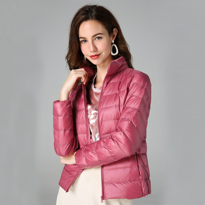 Amaris | Featherlight Jacket Insulated with White Duck Down