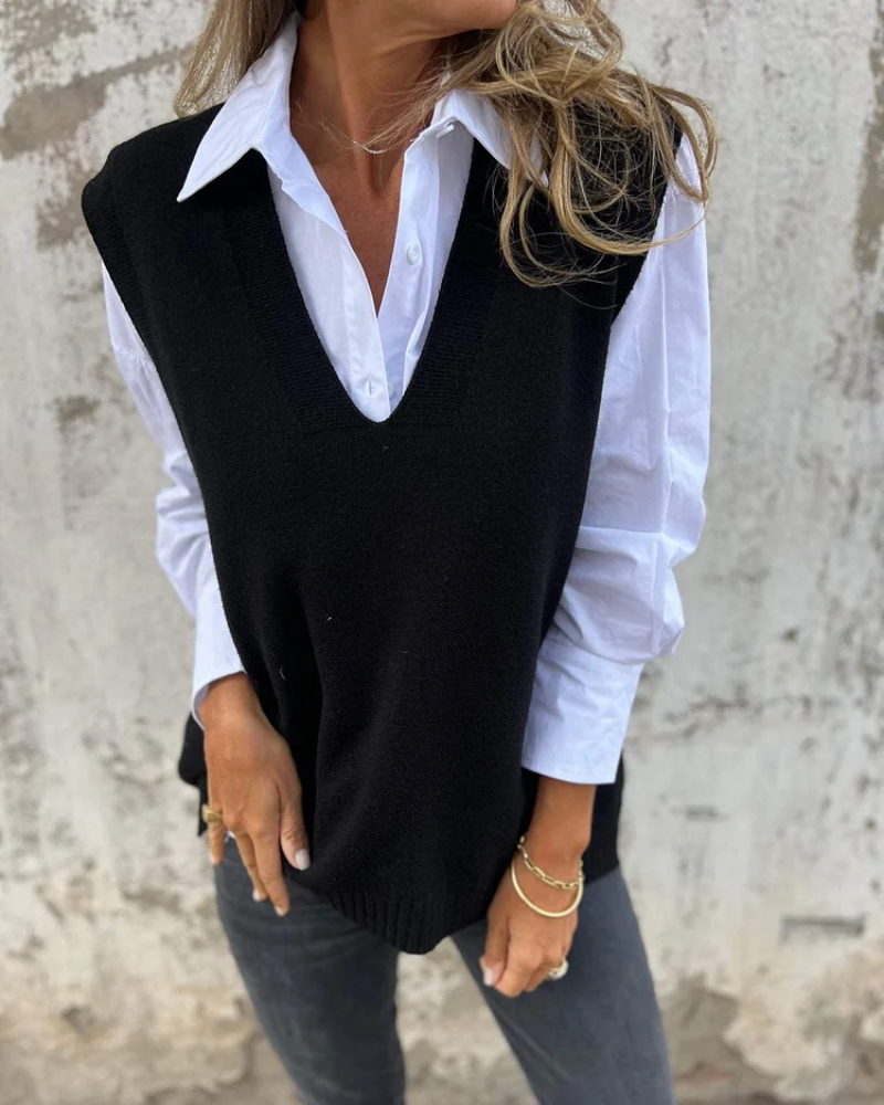 Rianna | Comfort Knitted Sweater Vest