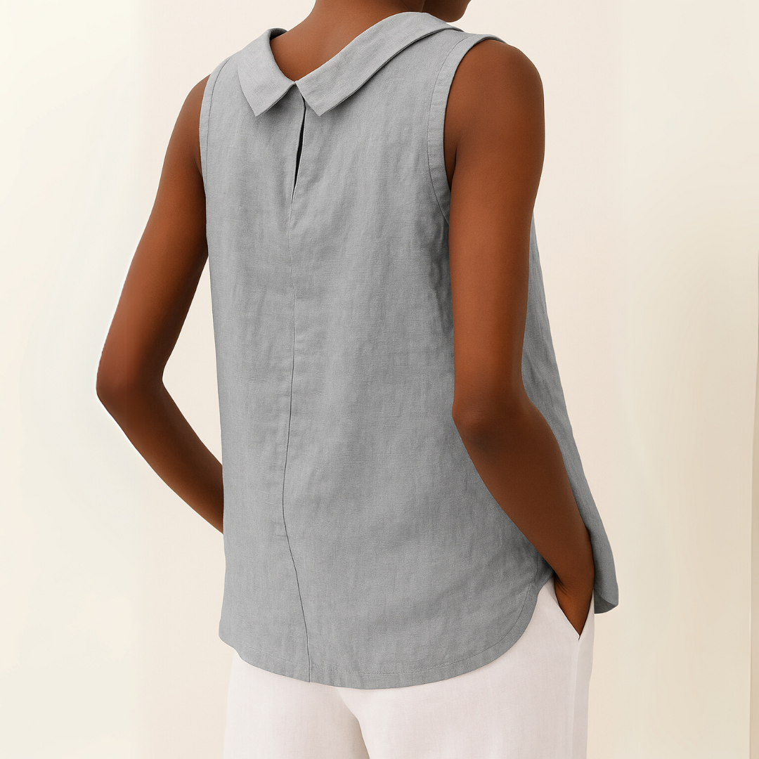 Denise | Sleeveless top with elegant design
