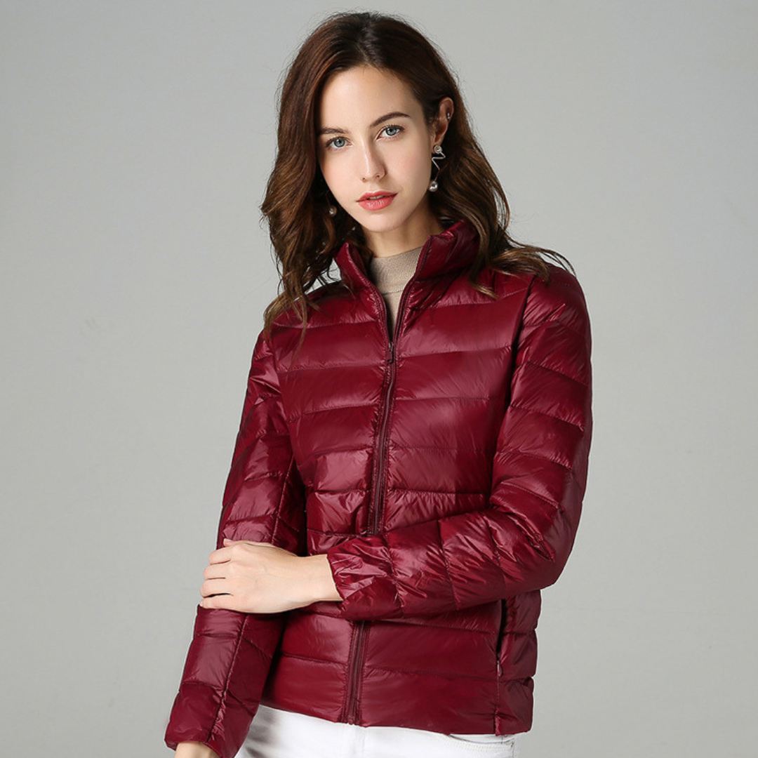 Amaris | Featherlight Jacket Insulated with White Duck Down