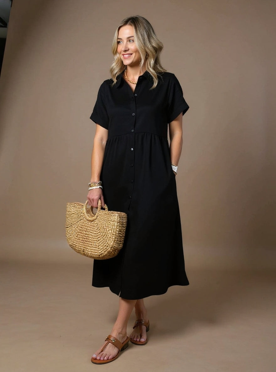 CASSIE | Fashionable Striped Dress