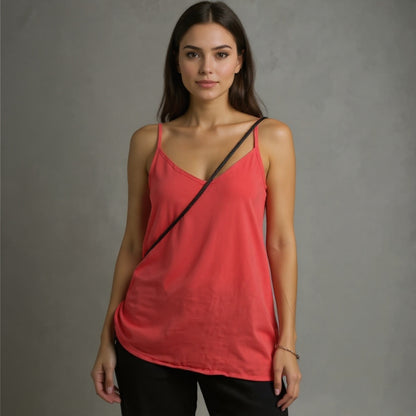 Melina | Spaghetti strap linen summer top