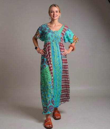 Isola | Timeless Bohemian Dress in Colourful Design