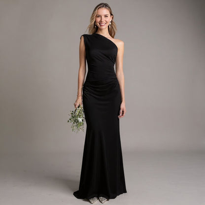 Aveline | One-schoulder maxi dress