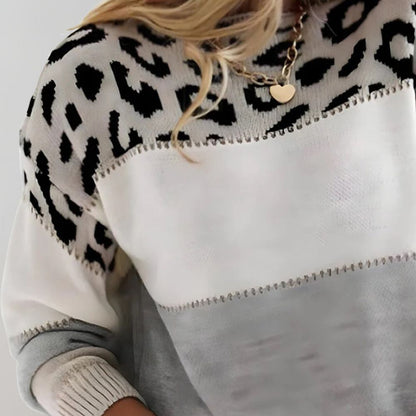 Elvira | Leopard Print Casual Sweater