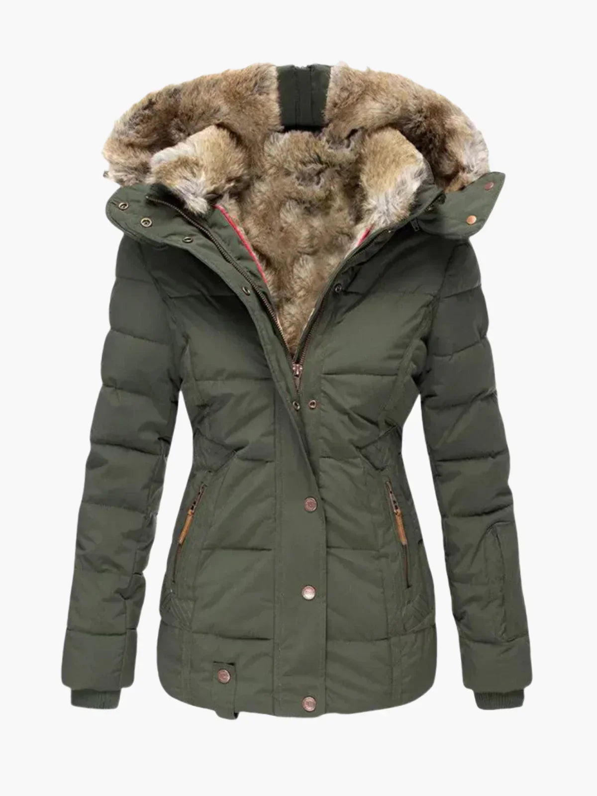 Anna | Plush Fur-Lined Winter Jacket