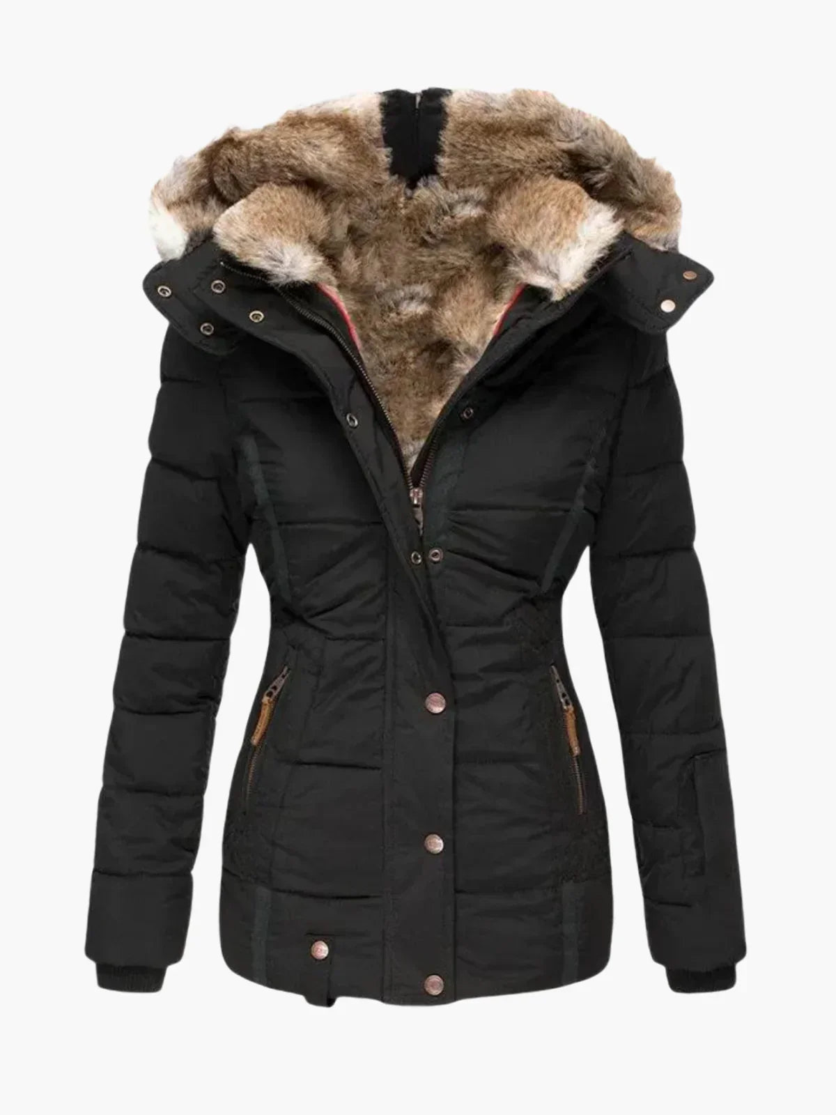 Anna | Plush Fur-Lined Winter Jacket