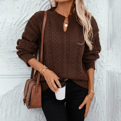 Loane | Comfortable Long-Sleeve Knit Sweater