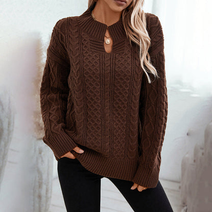 Loane | Comfortable Long-Sleeve Knit Sweater
