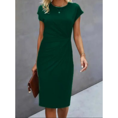 Corinne | Short-sleeved elegant dress