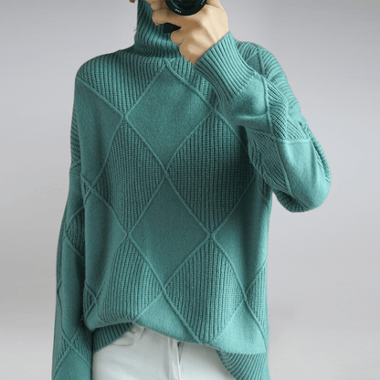 Alice | Plush Turtleneck Knit Jumper
