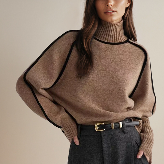 Malia | Chic Designer Turtleneck Knit