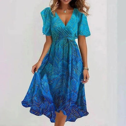 Talia | Elegant colourful dress