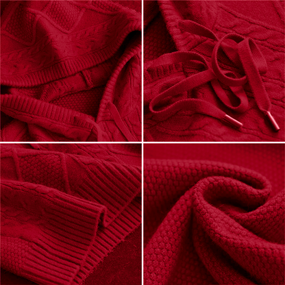 Leonie | Jacquard Knit Hoodie