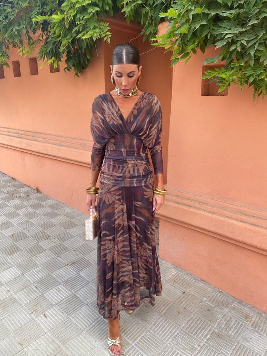 Liora | Elegant printed dress