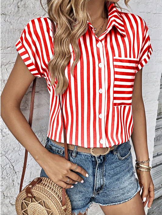 Lilou | Stylish Striped Blouse
