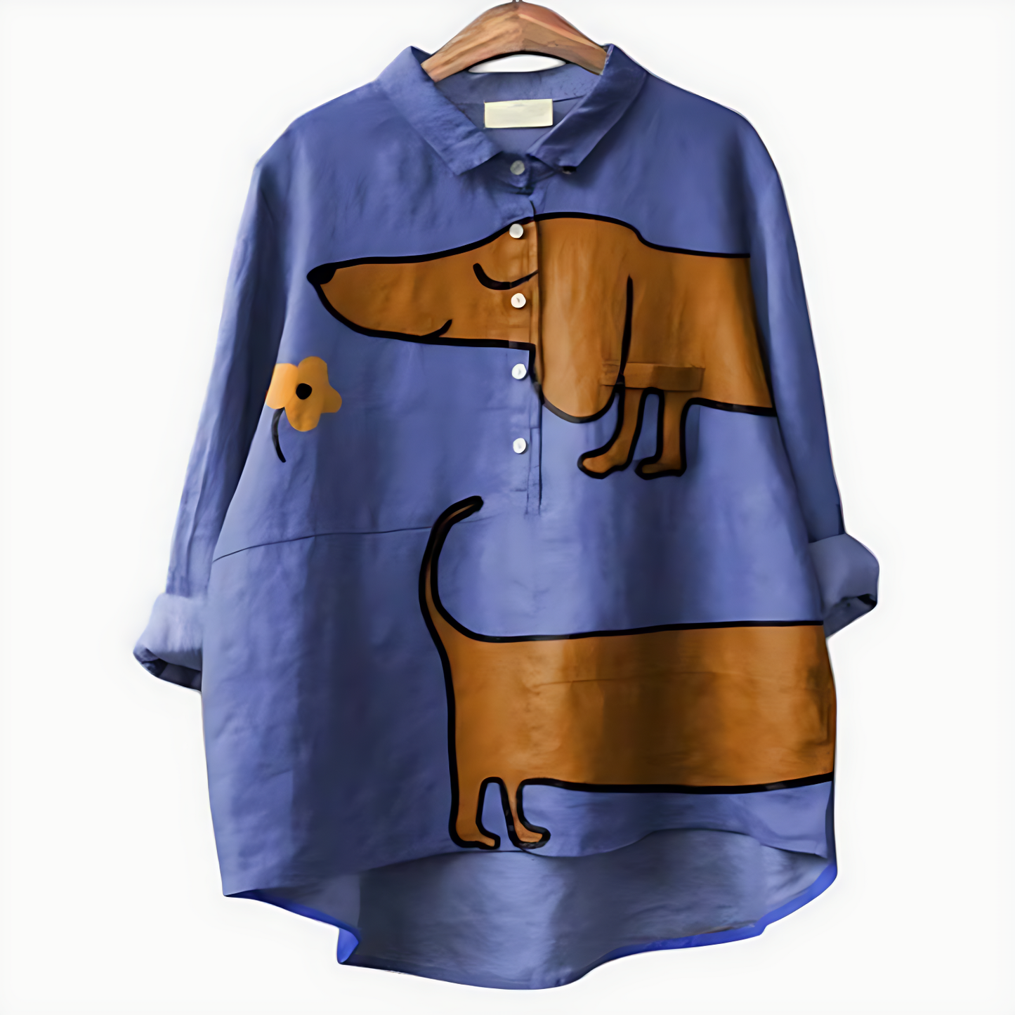 Beatrice | Oversized shirt with cute dog print
