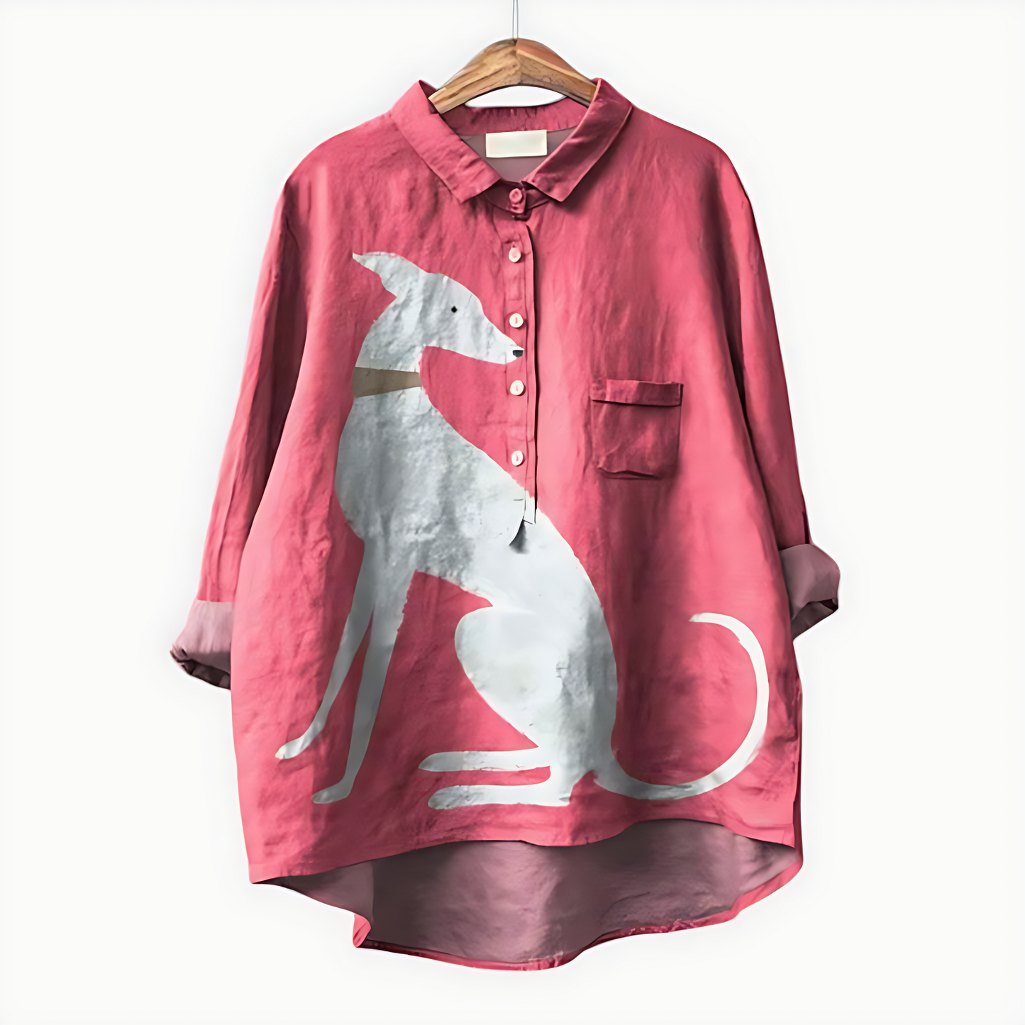 Beatrice | Oversized shirt with cute dog print